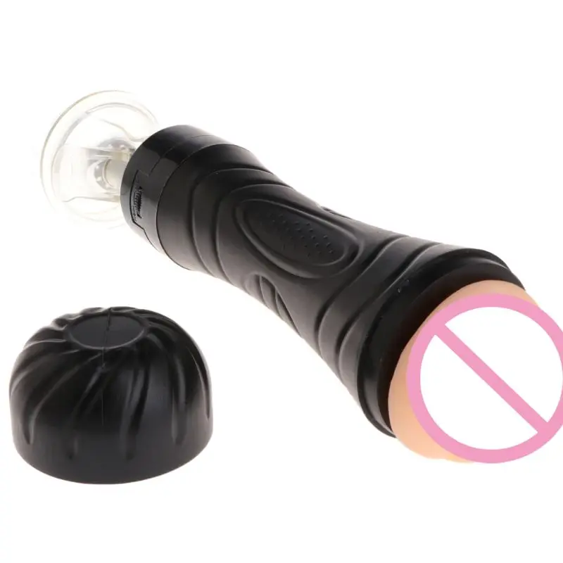 Мужской мастурбатор Hands Free присоска вибрационная мастурбация секс-игрушка для взрослых 25x8 см