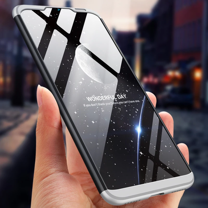 Triseoly 360 защищены полную чехол для телефона huawei наслаждаться 9e Мода задняя крышка