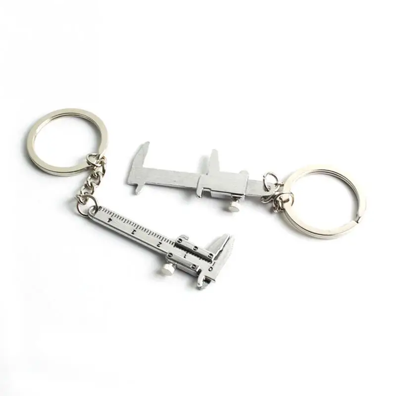 

For Measuring Gauging Tools Mini alloy Key Ring Calipers Special Simulation Model Slide Ruler Vernier Caliper Key Chain Key Ring