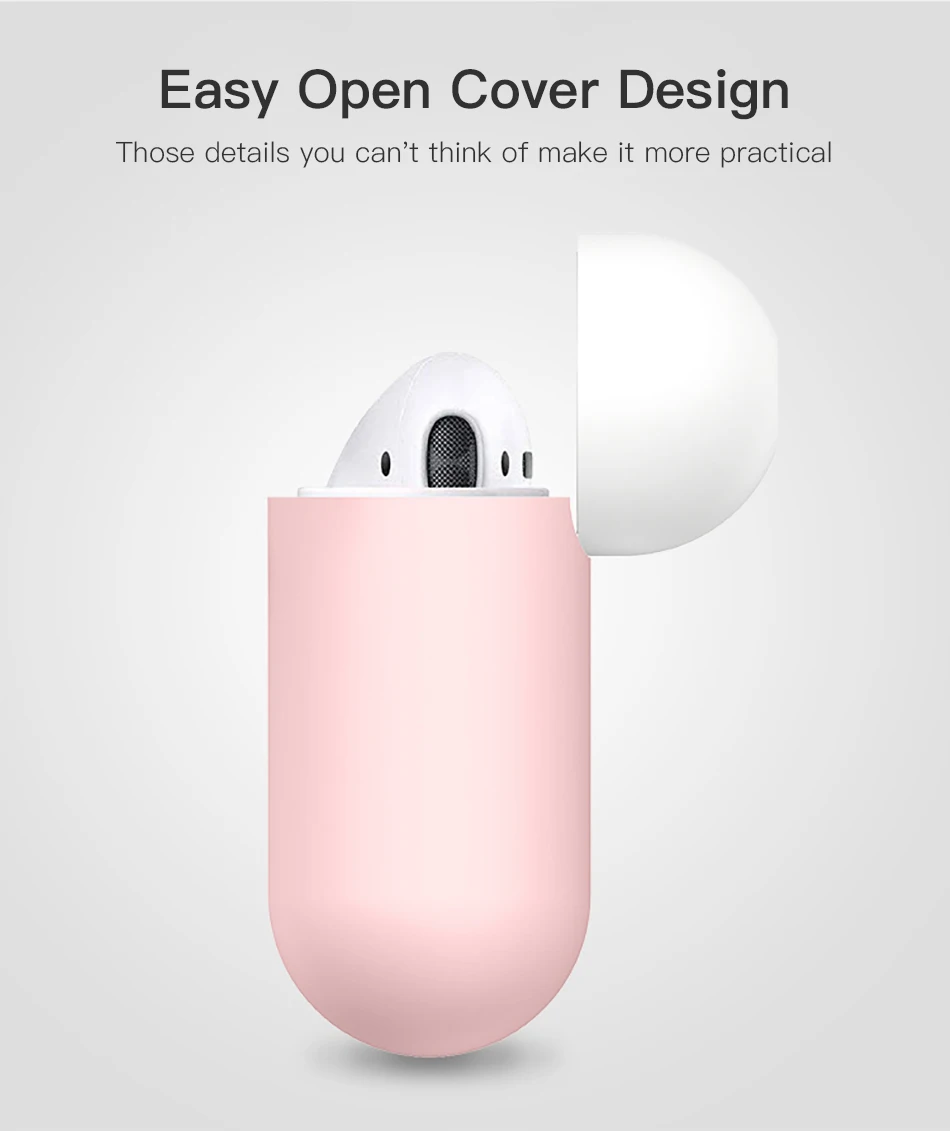 !ACCEZZ Cute TPU For AirPod 1 2 Case Wireless Earphone Funda Cover Headset Accessories For Apple AirPods Headphone Stitching Bag (14)