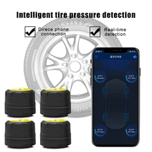 V11B V1.2 система мониторинга состояния шин через Bluetooth 4,0 Универсальный внешний датчик давления для шин Поддержка IOS Android телефон, датчик давления в шинах легкая установка