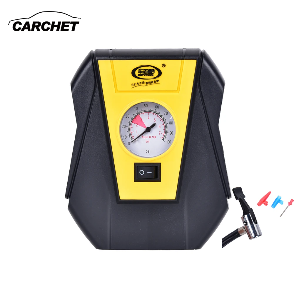 

CARCHET 12V Car Air Compressor Pump LED Light Inflatable Pump LED Light Inflatable Pump Digital Air Compressor for Auto Vehicles
