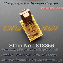 QFN8 WSON8 DFN8 MLF8 to DIP8 programmer adapter Test Socket Pitch=1.27mm Size=5x5mm