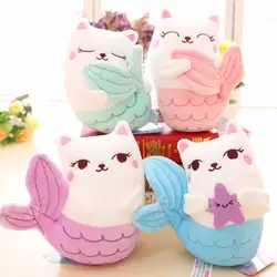 8 дюймов 4 цвета мультфильм кошка Косплей игрушечная рыба плюшевые игрушки набивные детские игрушки для детей подарок
