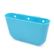 Uxcell универсальный домашний офис автомобиль пластик Exo мусорное ведро корзина для мусора синий