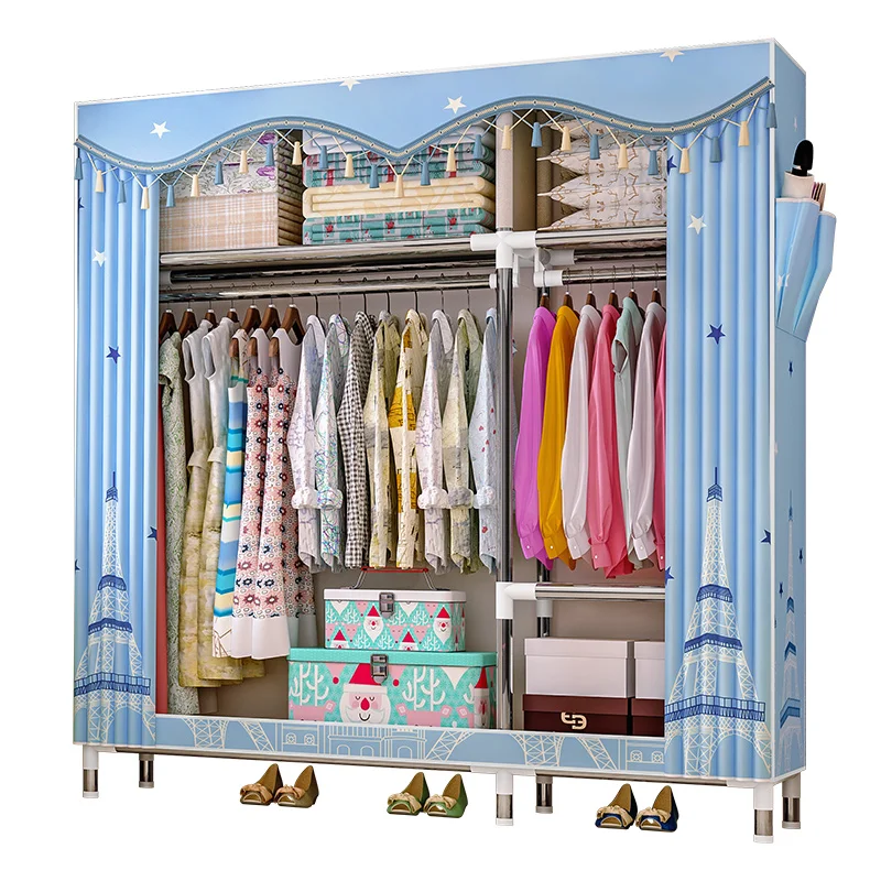 Multifunctional non-woven storage wardrobe locker, folding portable cloth wardrobe dust cover home furniture Multifunctional non-woven storage wardrobe locker, folding portable cloth wardrobe dust cover home furniture