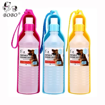 

Portable Outdoor Pet Kettle Dog Water Feeding Bottle Cat Feeder Filter Travel Cups For Drinking Dogs Plastic Water Bottles