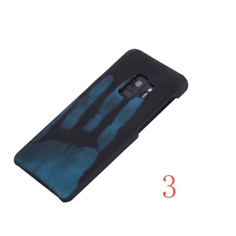 Чехол с термосенсором для samsung S8 S9 S10 Plus Note 8 9 Note 10 Plus A70 A50 термочувствительный чехол для samsung S7 Edge чехол для телефона