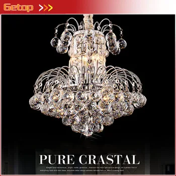 

Best Price Luxury Crystal Chandelier Crystal Lamp lighting lustre fixtures D45xH45cm cristal lustres pendents