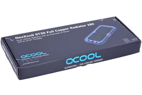 Холодный ряд полностью медный радиатор Alphacool NexXxoS ST30 280 мм 2*140 мм|alphacool nexxxos|copper