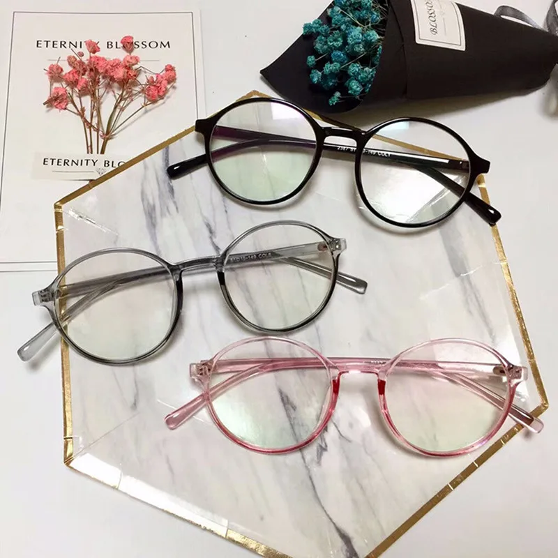 

KOTTDO 2019 New Retro Round Transparent Glasses Frame Fashion with Myopia Student Literary Glasses eyeglasses frames for women