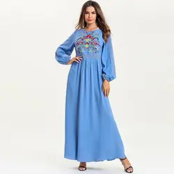 Vestido 2019 кафтан абайя Дубай Arabe Исламская кафтан платье Sukienki для женщин Elbise Рамадан ИД платья для роковой Musulmane Longue