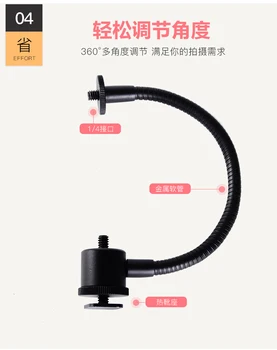 

Photography, strange weapon, lazy person, mobile phone bracket, watching TV, movie live, desktop ring lamp with clip. CD15
