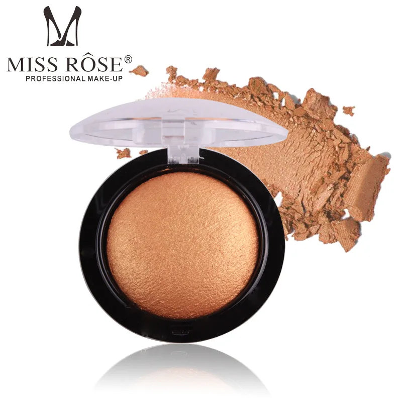 Мисс Роуз один тени порошок макияж Палитра в Shimmer Metallic блеск крем палитра теней