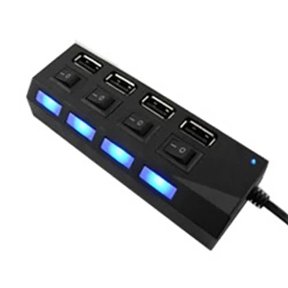 

1pcs 7 Ports USB 2.0 High Speed with ON/OFF switches activate or deactivate individual ports for Computer