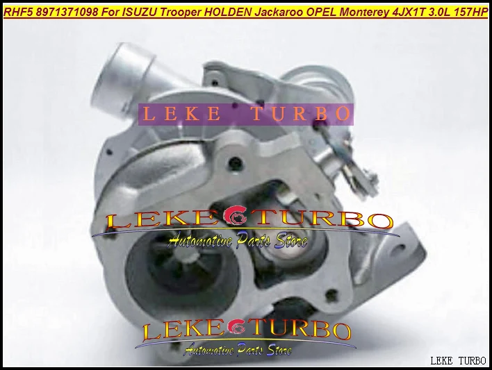 RHF5 8971371098 Turbo Turbocharger For ISUZU Trooper 1999-04 HOLDEN Jackaroo OPEL Monterey 4JX1TC 4JX1T 3.0L 157HP