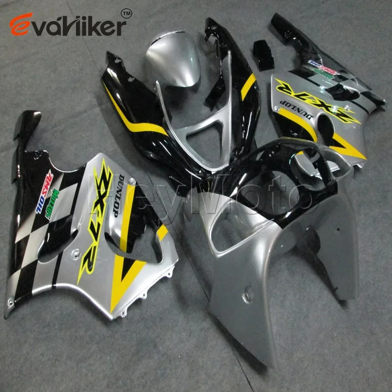 Пользовательские мотоцикла хомут для ZX7R 1996 1997 1998 1999 2000 2001 2002 2003 заказа+ винты цвета: зеленый, Черный ABS Двигатель обтекатель H2