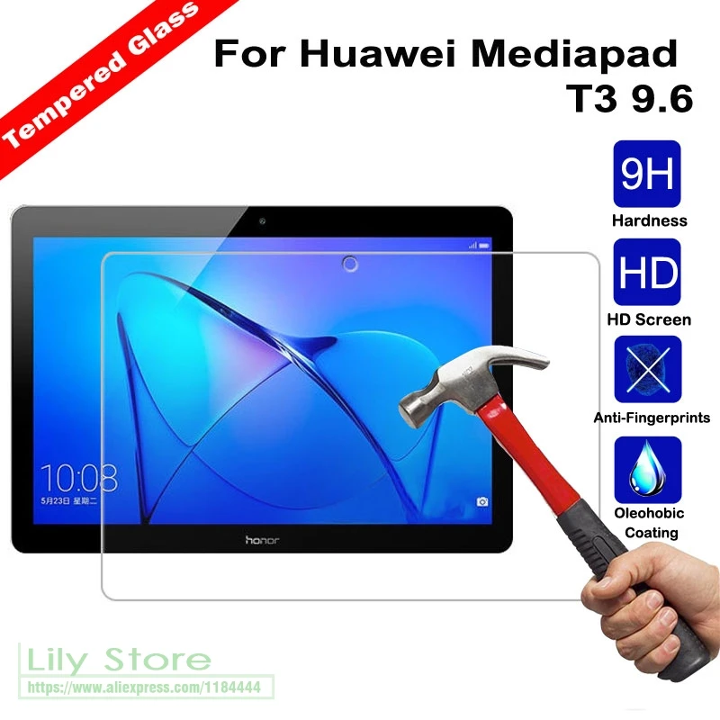 Tempered Glass Screen Protector For Huawei 9.6 inch for Huawei MediaPad