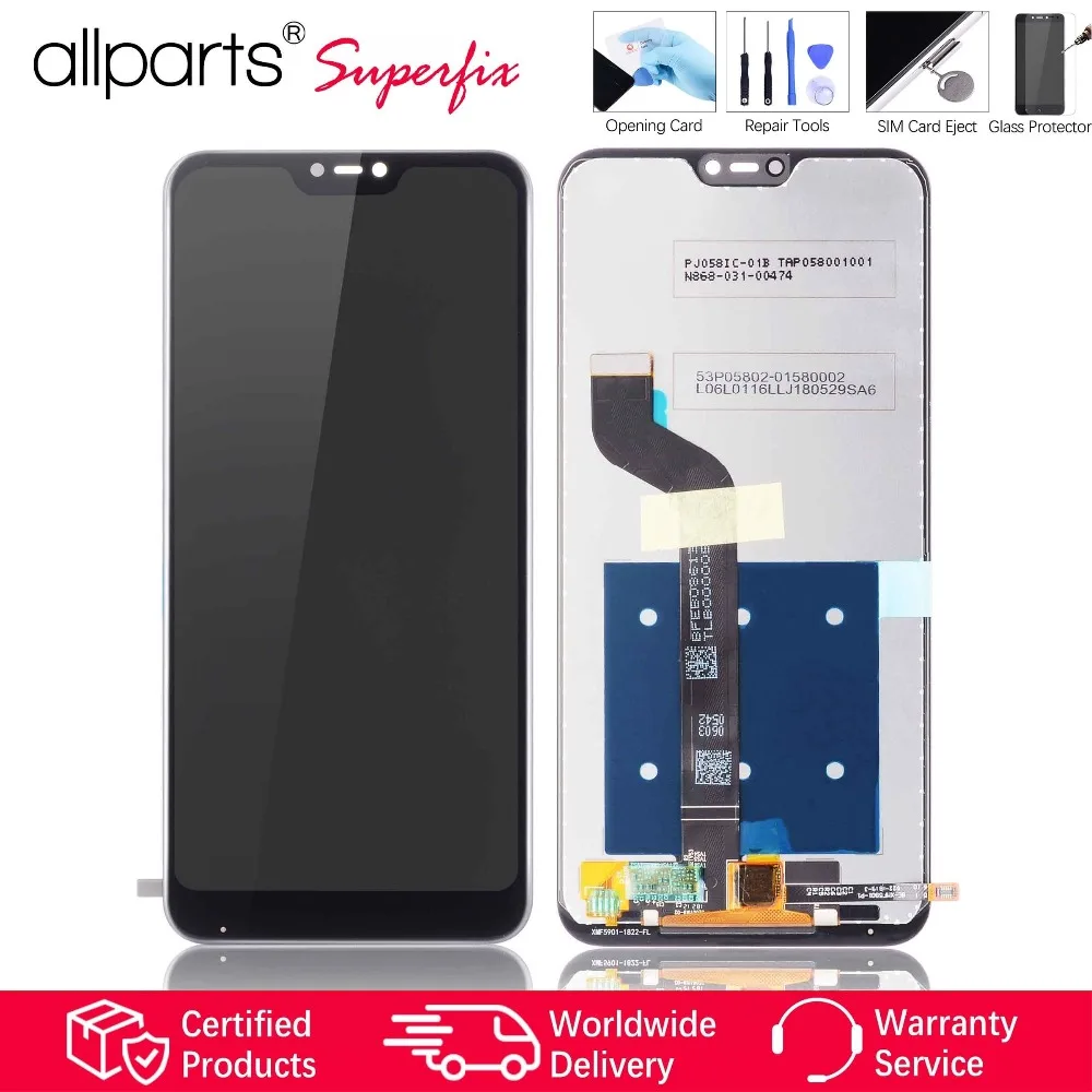 Original Display For Xiaomi Mi A2 Lite LCD Display Touch Screen ...