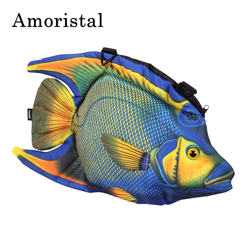 

Unisex 3D Funny Fish Shoulder Bags Design Hip-Hop Originality Single Package Fashion Satchel Package Women Messenger Bag B254