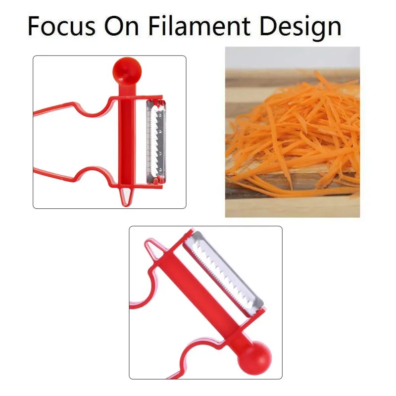 3 шт./компл. лезвие терка из нержавеющей стали слайсер измельчитель Овощечистка Нож для нарезания соломкой мульти кухонное устройство для очистки овощей и фруктов волшебный трио Овощечистка Набор