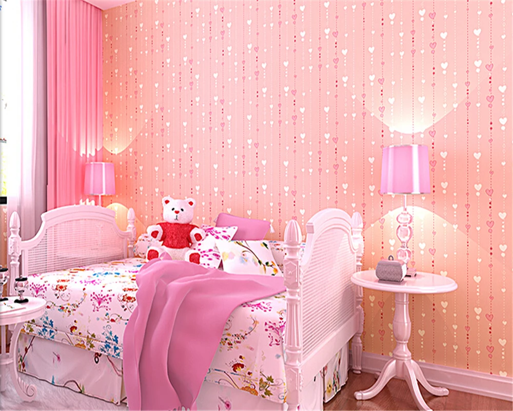 Online-Shop Beibehang Mode Mädchen Rosa Pastoralen Blumen 3D Nicht ... Online-Shop Beibehang Mode Mädchen Rosa Pastoralen Blumen 3D Nicht ...