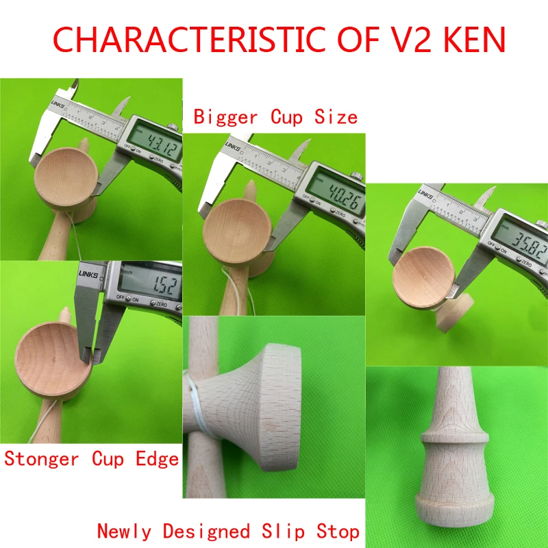 Tricolor Kendama Rubber Rasta с New Ken 2 0 более большая чашка и Durabl Sarado подходит для передовых