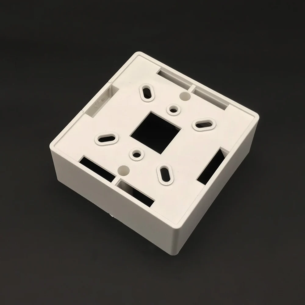 Настенная распределительная коробка для термостата белого цвета Установочная коробка термостата Монтажная коробка для настенной поверхности