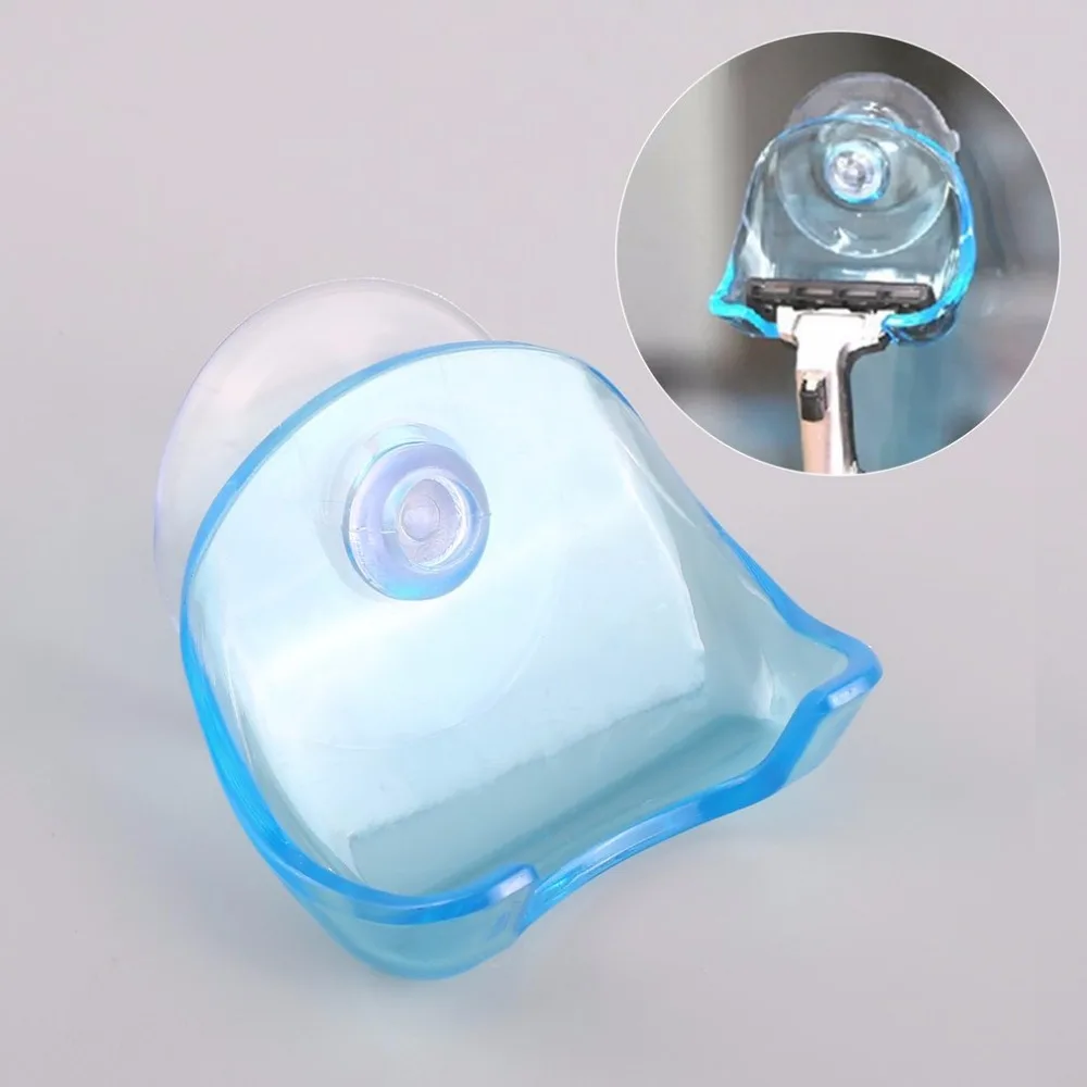 

Eco-Friendly Plastic Super Suction Cup Razor Rack Bathroom Razor Holder Suction Cup Shaver Storage Rack Shaving Razor Holder
