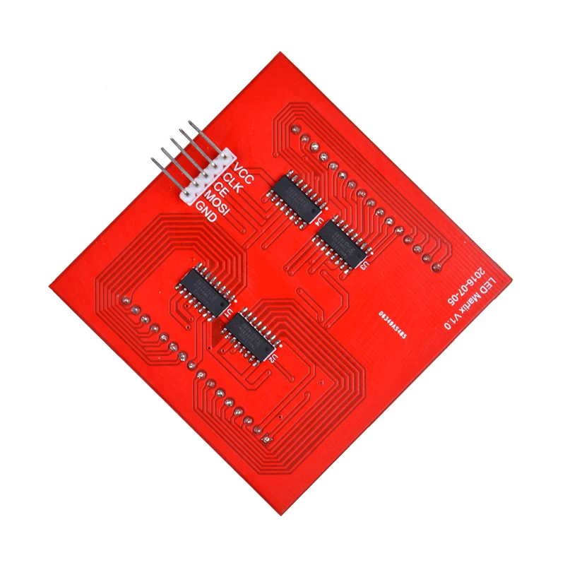 Raspberry Pi RPI RGB модуль светодиодной матрицы с чипом 74HC595 поддержка SPI протокол