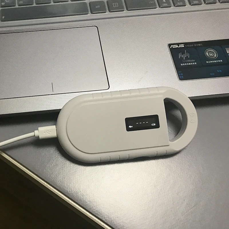 134 2 кГц FDX B портативный животный Rfid считыватель ПЭТ id тег usb сканер rfid + 10 шт. * мм 8