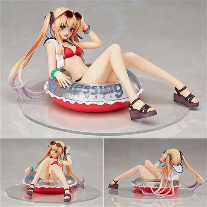 

NEW hot 10cm Saenai Heroine no Sodatekata Eriri Spencer Sawamura swimsuit action figure toys collection doll Christmas gift