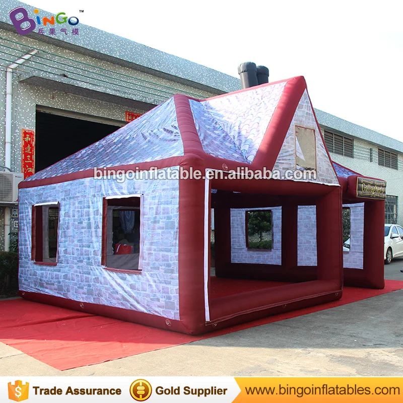  20feet inflatable irish pub houseoutdoor mobile air irish pub house tent toy tent