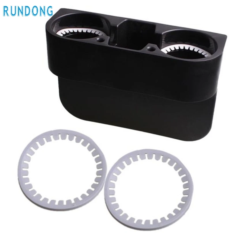 

RUNDONG Car Cup Holder Auto Interior Organizer Portable Multifunction Vehicle Seat Gap Cup Bottle Phone Drink Holder Stand Boxes