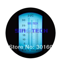 Sinotech ручной пивоварения Вино сусла рефрактометр SG: 1.000-1.130 RSGN-100ATC с выдающимися калибровки винта