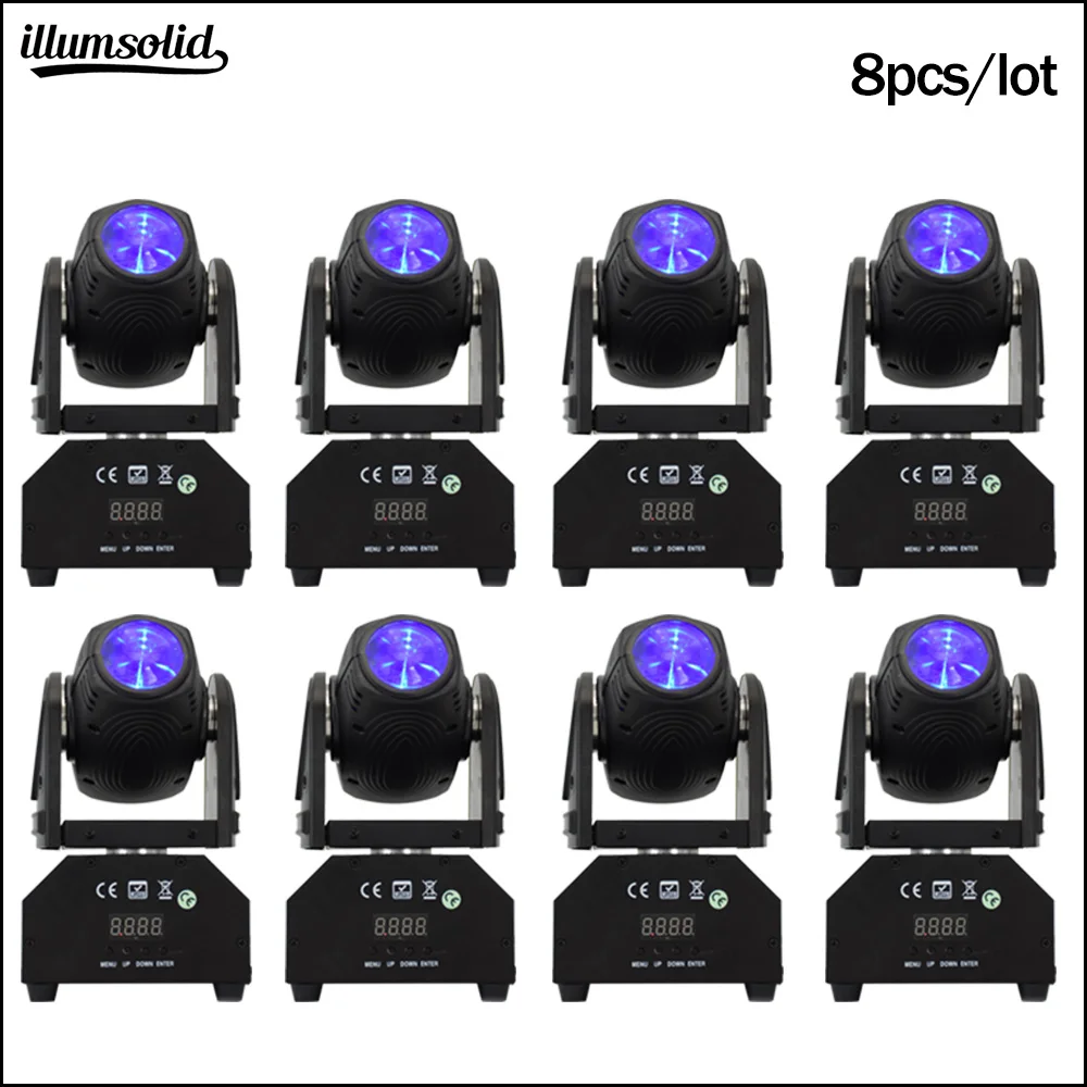 

moving head 10w beam led luces fiesta discoteca profession eclairage dj 8pcs/lot