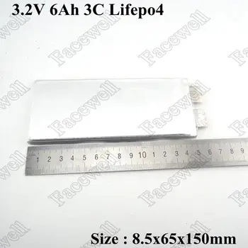 

8pcs lifepo4 battery 3.2v 6Ah / lifepo4 cell 20A high drain battery 6000mah for pack diy 24v 6ah battery batteria al litio 6ah