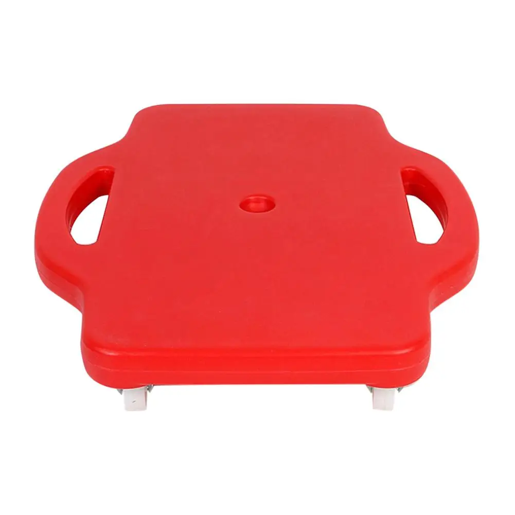 

Children's Safety Plastic Scooter Board Handled Scooter Seat With Swivel Casters Balance Four-wheel Training Equipment
