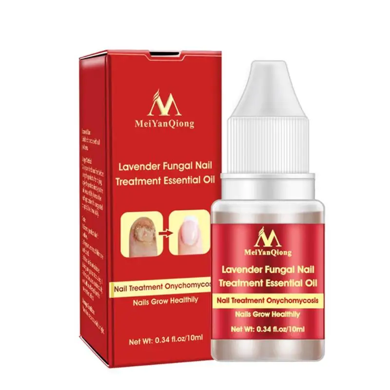 Lavender Fungus Nail Treatment Essence Toe Nail Care Repair Essential Oil For Nail Treatment Onychomycosis Nails Grow