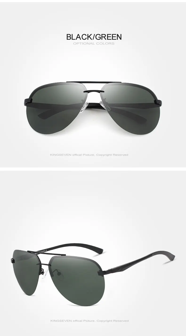 KINGSEVEN, алюминиевые HD поляризованные авиационные солнцезащитные очки для женщин и мужчин, солнцезащитные очки для вождения, vnage oculos de sol