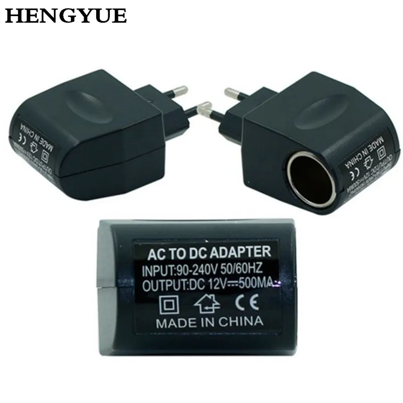 EU Plug 220V AC Power to 12V DC Car Cigarette Lighter Converter Adapter US 110V | Мобильные телефоны и аксессуары