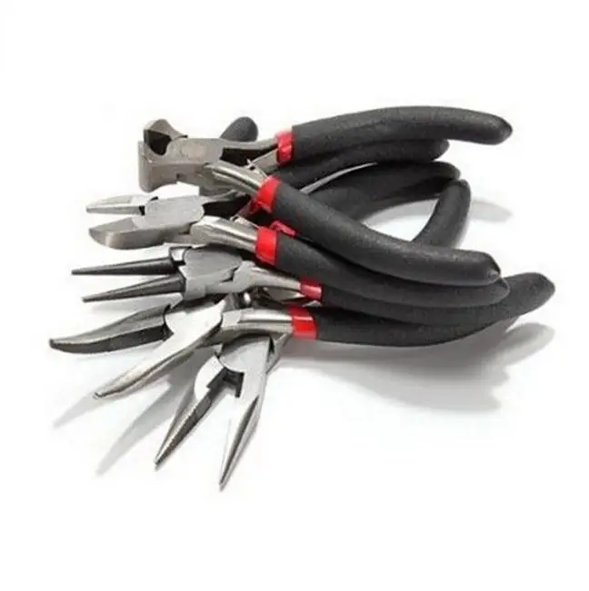 

Hoomall 1Pcs Long Nose Pliers Diagonal Pliers Mini Top Cutting Pliers Multifunction Repair Tool New 4.5 Inch 45# Steel Pliers