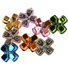 Хром с перекрестным рисунком и большими пуговицами для PS4 сменный контроллер 60 шт./лот