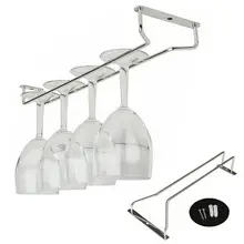 Винный стаканчик, держатель для вина, подвесной стакан для питья, стойка под шкаф, органайзер для хранения