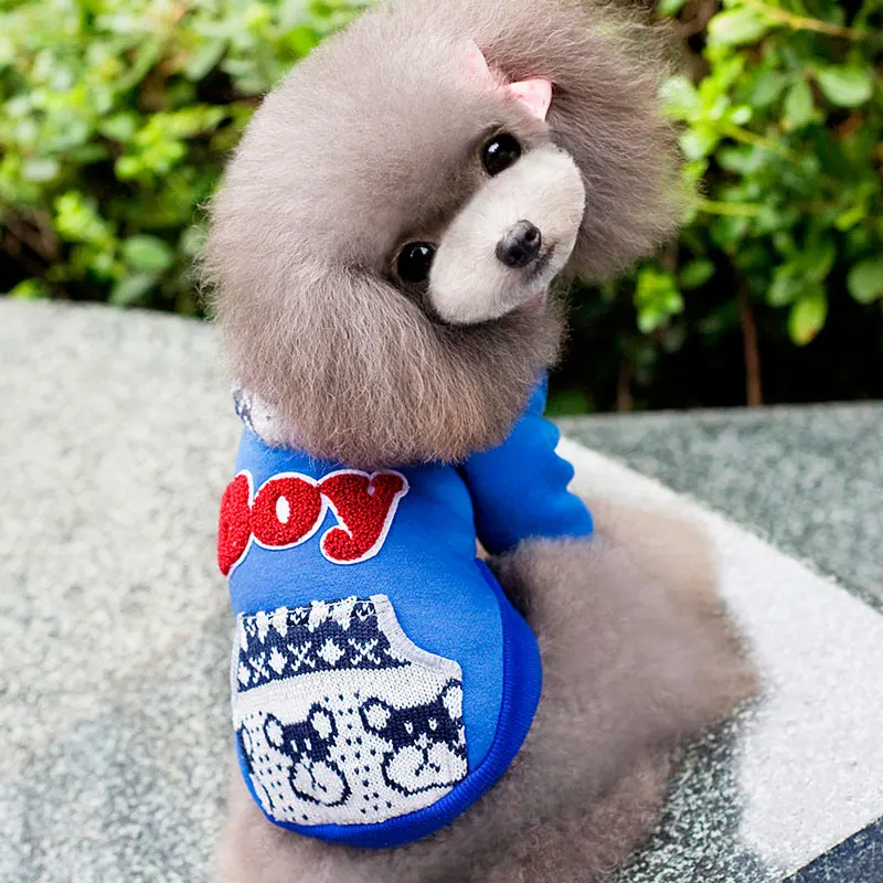 Собака флис Толстовка Sweatershirt Британский куртка маленькая собака одежда костюм - Цвет: 002