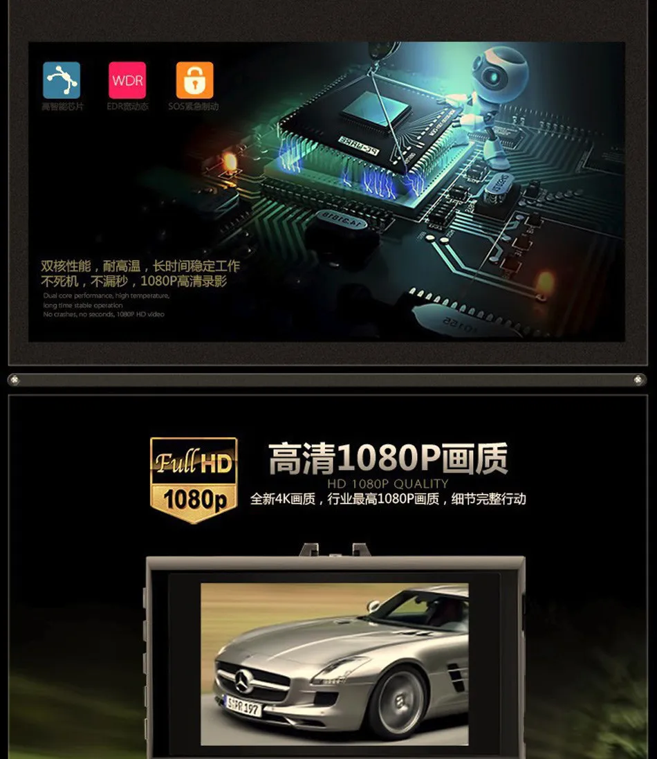 Dash Cam Mini Car DVRS Auto Camera K5 Full HD 1080P Video Registrator Recorder 3 inch Night Vision DVR Portable Camcorder Dashcam-1-3