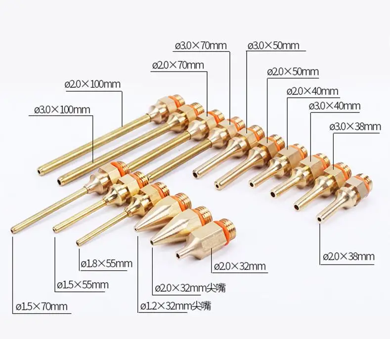Hot Melt Glue Gun Pure Copper Nozzle (1)