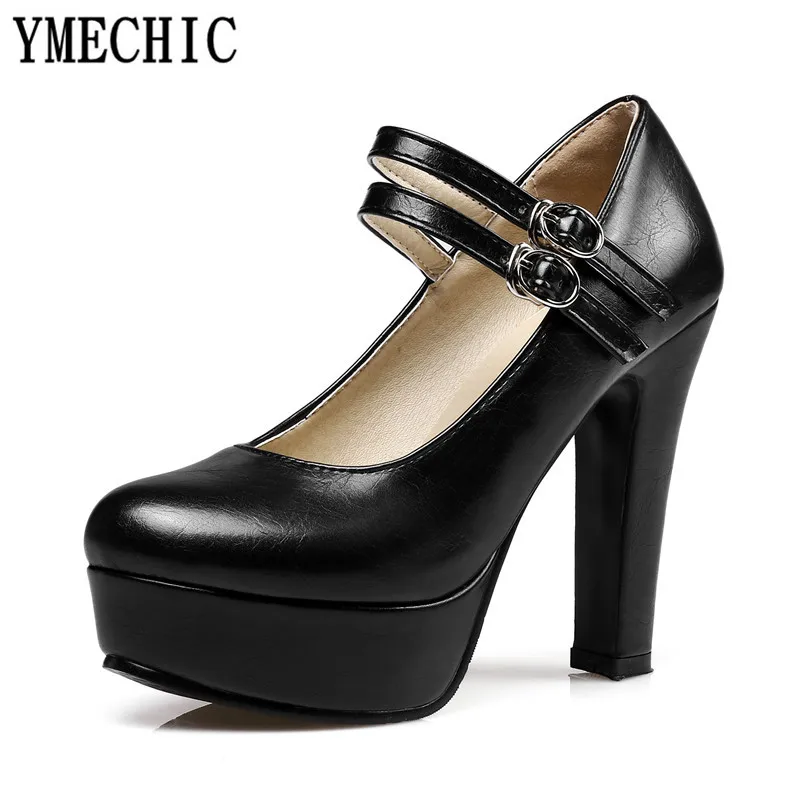 Женские туфли лодочки на высоком каблуке YMECHIC вечерние офисные золотистого