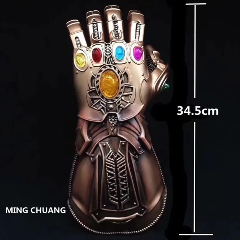 

Wearable Cos Props Avengers Infinity War Infinity Gauntle Thanos Space Stone Reality Stone Power Stone Action Figure Toy 34.5CM