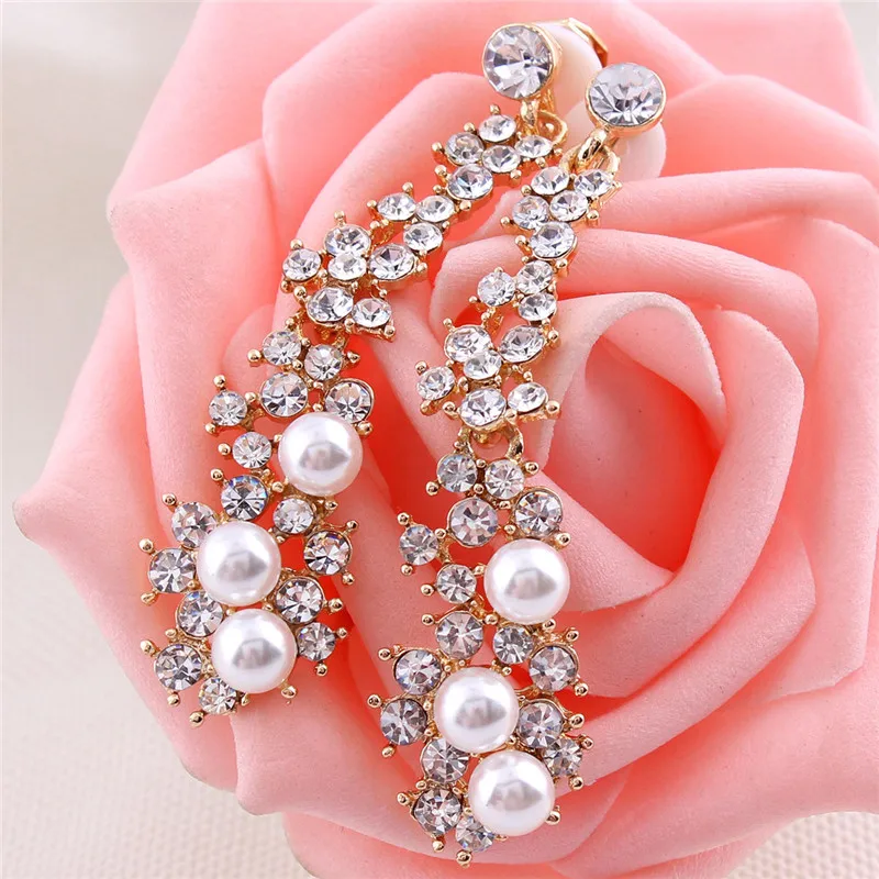 big Bride and bridesmaid elegant drop earring high qualtiy  (42)